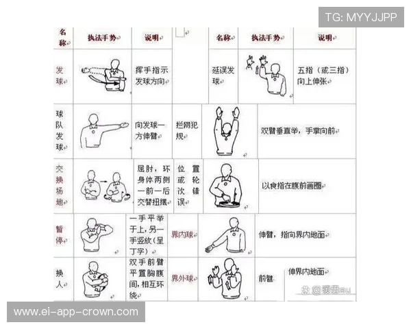 裁判手势规则解析:详解常见手势含义与适用场景 裁判手势规则解析:详解常见手势含义与适用场景